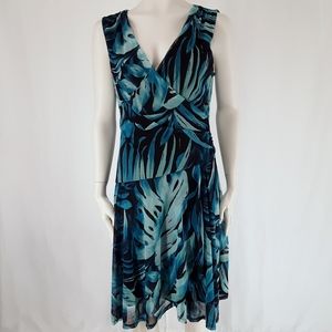 Connected Apparel | Turquoise Sheath Dress